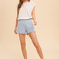 Baby Blue Pointelle Shorts