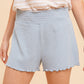 Baby Blue Pointelle Shorts