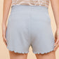 Baby Blue Pointelle Shorts