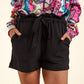 Black Tie Pocket Shorts - From S/3X