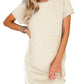 Pocket Tee Shirt Dress With Pockets - Multiple Color Options