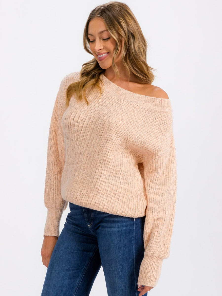 Speckled Knit Sweater