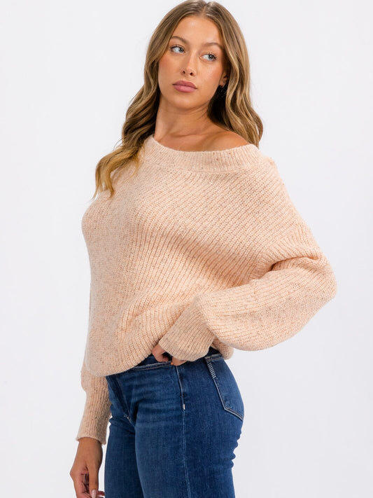 Speckled Knit Sweater