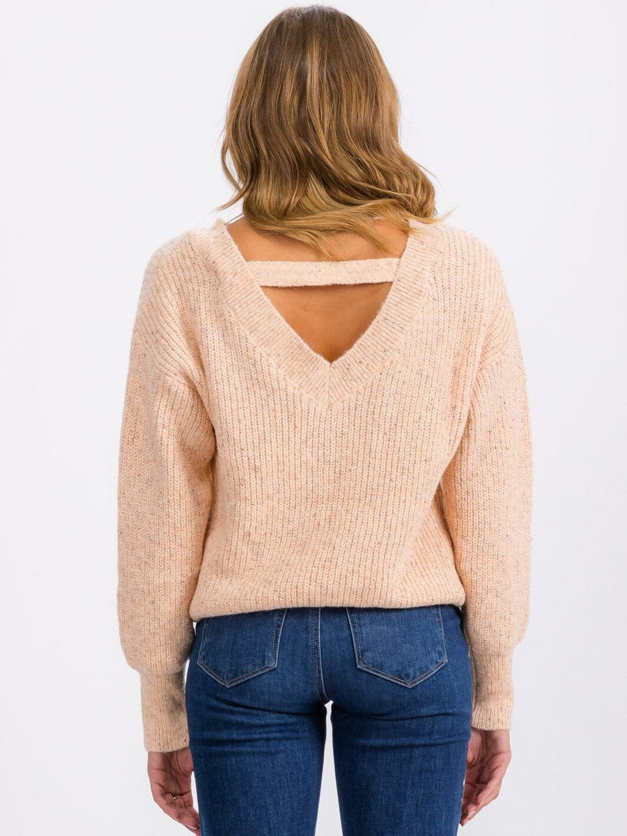 Speckled Knit Sweater