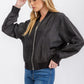 Black Bomber Jacket