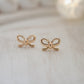 Bow Studs - Gold & Silver Options