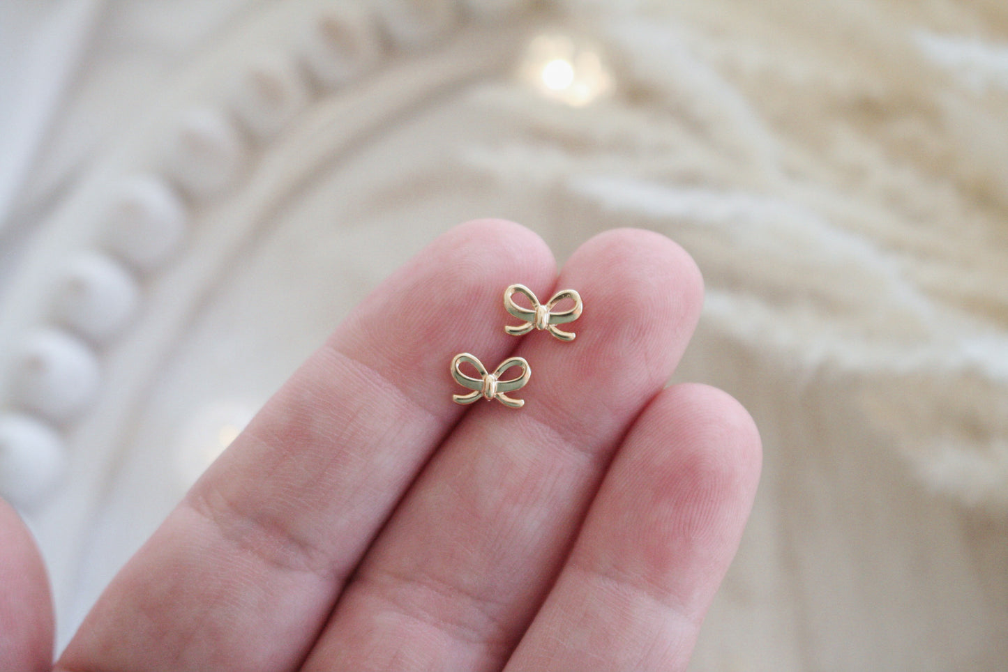 Bow Studs - Gold & Silver Options