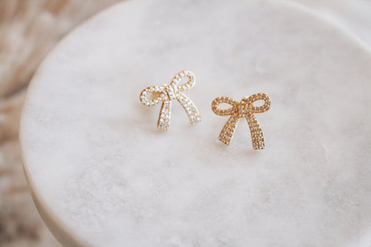 Bow CZ Studs