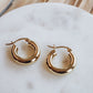 Thick Small Hoops - Gold