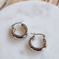 Thick Small Hoops - Silver