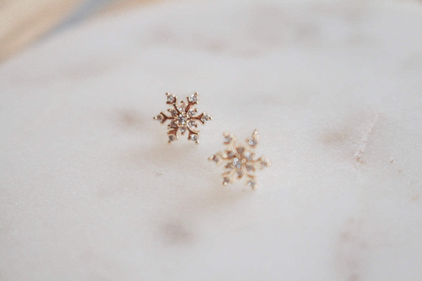 Snowflake CZ Studs