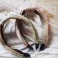 Woven Top Knotted Headband - (Multiple Color Options)