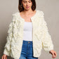 Pom Chunky Cardigan - Multiple Color Options