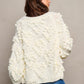 Pom Chunky Cardigan - Multiple Color Options