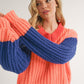 Colorblock Knit Sweater