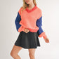 Colorblock Knit Sweater