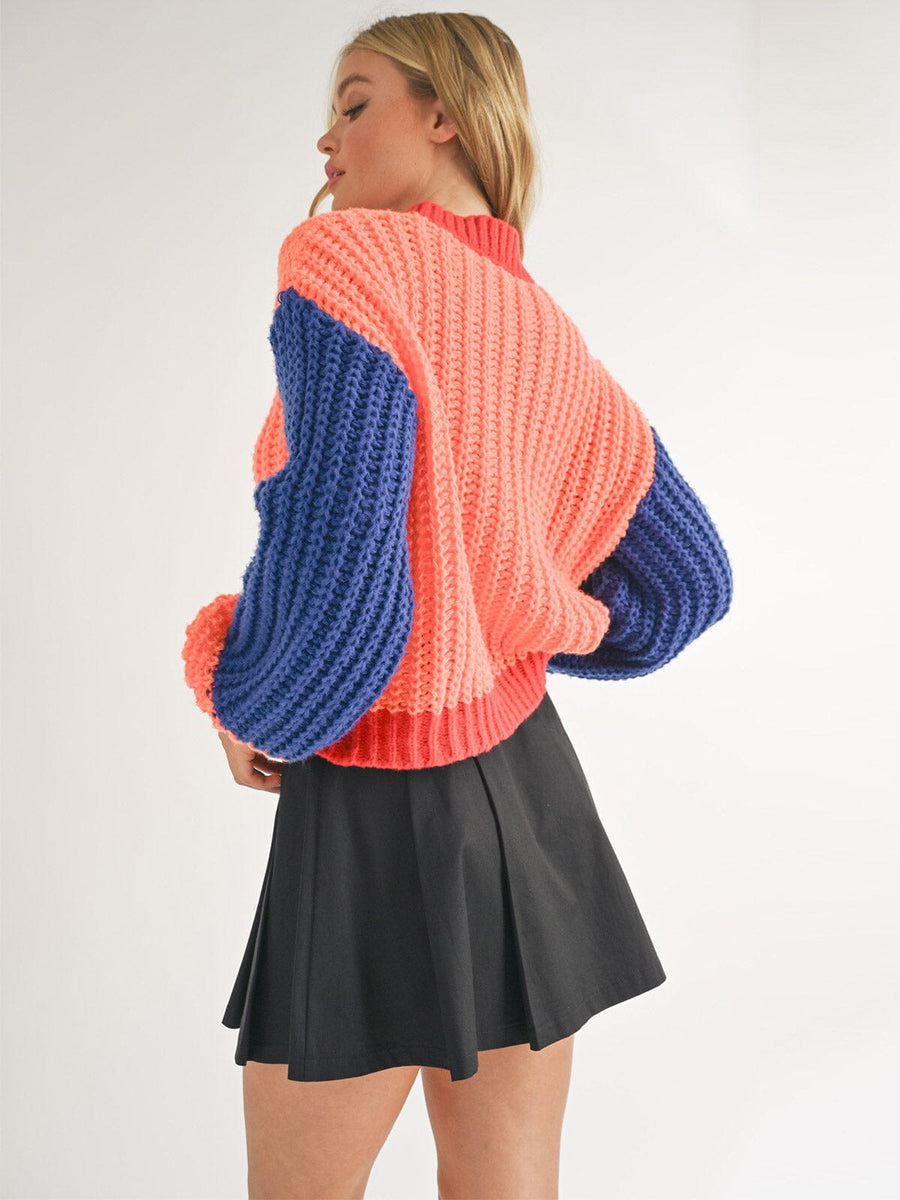 Colorblock Knit Sweater