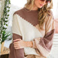 Colorblock Sweater