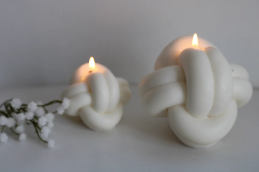 U R Knotty Candle Set - WarmandCozyCo