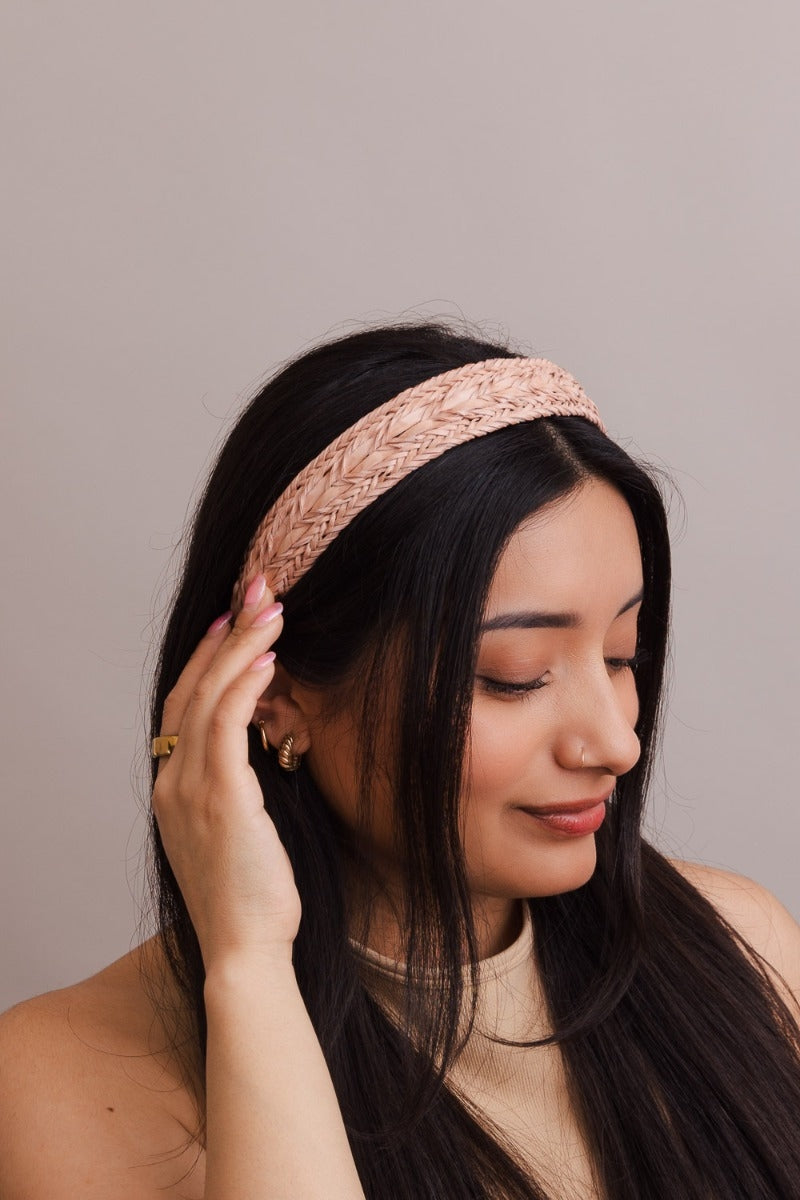 Faux Braided Leather Headbands - Multiple Color Options