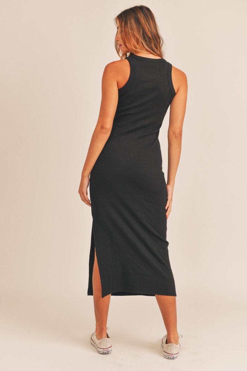 Bodycon Ribbed Maxi Dress - Multiple Color Options