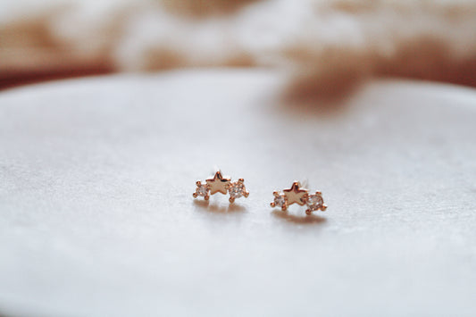 Triple Star Cluster Mini Studs