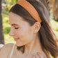 Faux Leather Braided Headband - Multiple Color Options