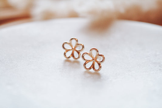 Daisy Studs - Gold