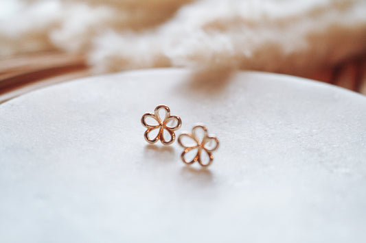 Daisy Studs - Gold