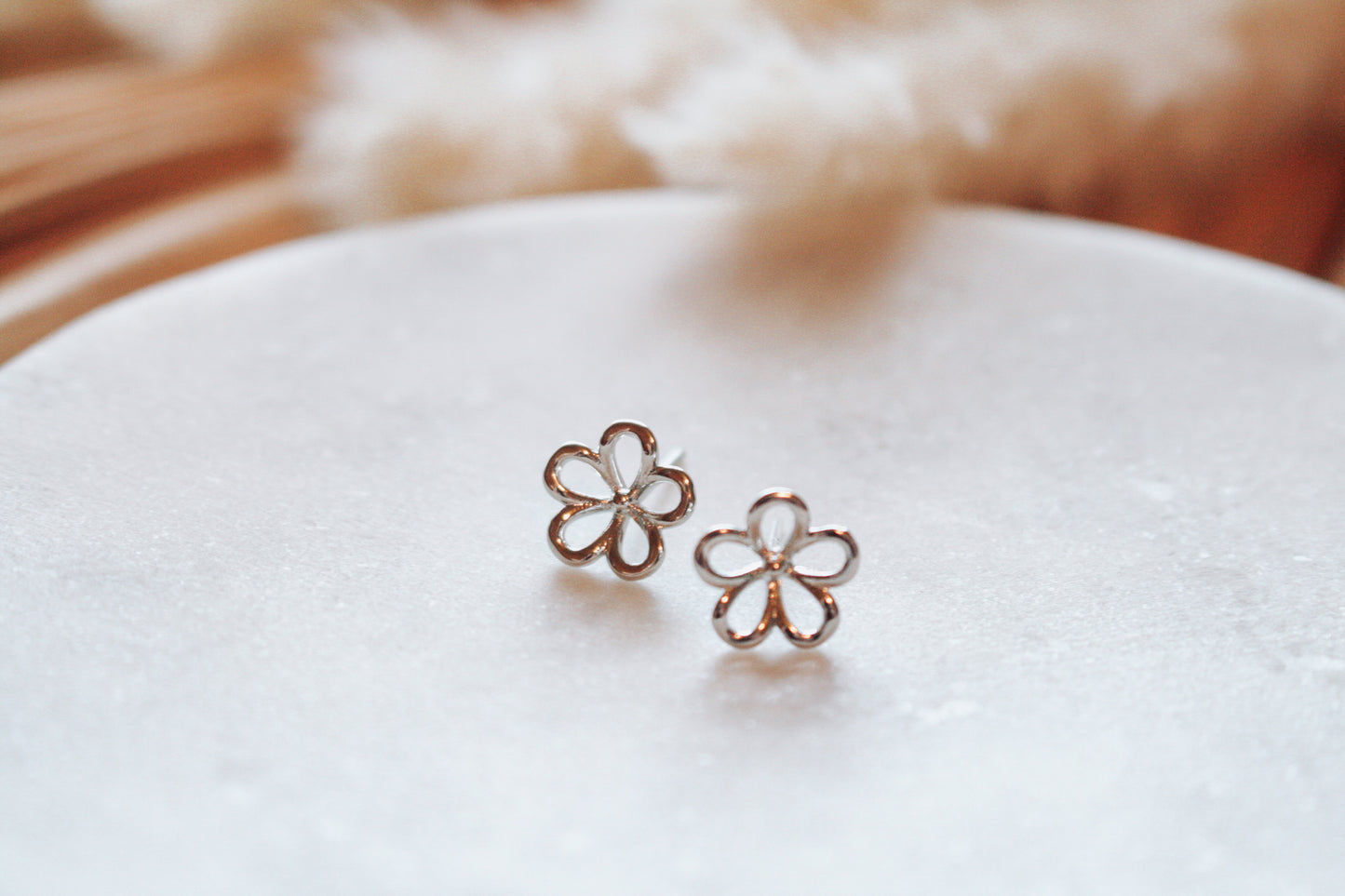 Daisy Studs - Silver