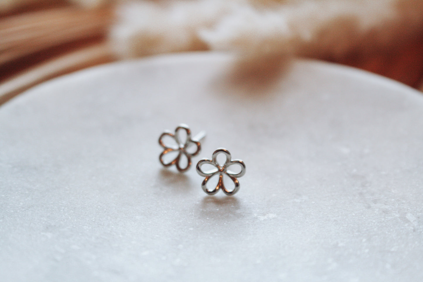 Daisy Studs - Silver