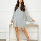 Pom Long Sleeve Dress - Multiple Color Options