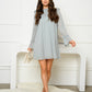 Pom Long Sleeve Dress - Multiple Color Options