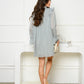 Pom Long Sleeve Dress - Multiple Color Options