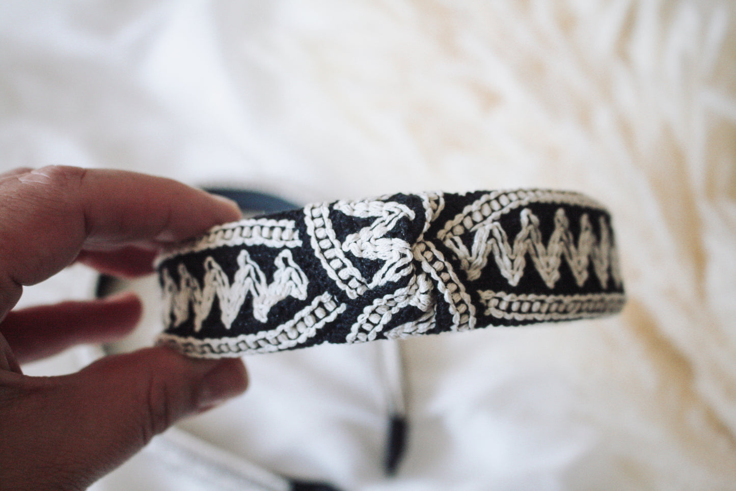 Boho Knotted Pattern Headband - (Multiple Color Options)