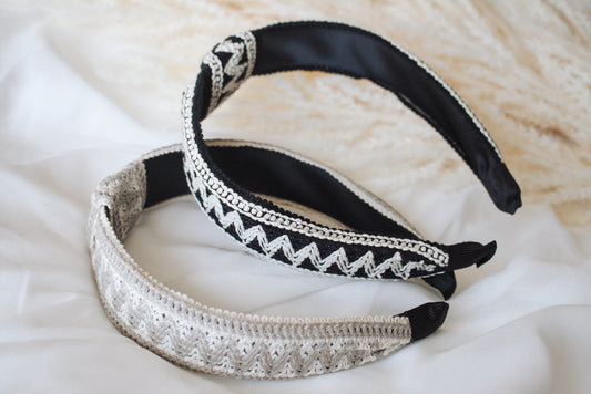 Boho Knotted Pattern Headband - (Multiple Color Options)